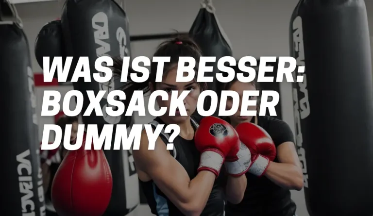 was ist besser boxsack oder dummy